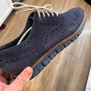 Cole haan Zero grand blue suede oxford size 13